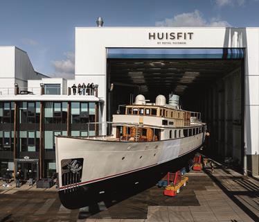 Royal Huisman steps up Huisfits. Here Fair Lady, built in 1928. Photo Tom van Oossanen