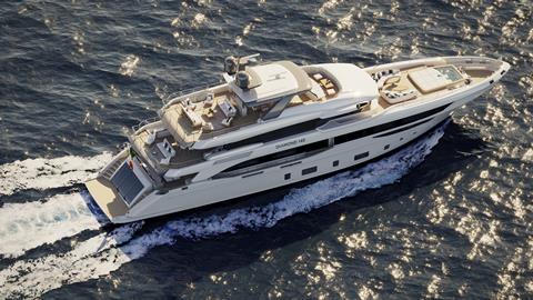The Benetti Diamond 145 was first presented at Cannes 2018