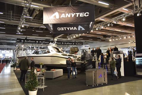 Anytec Boats displayed its new A30 at this year's show