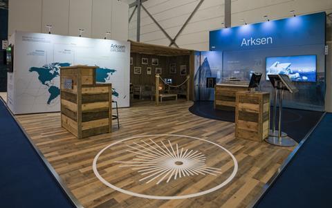 The Arksen stand at boot Dusseldorf in January