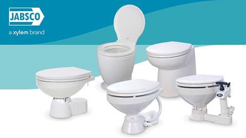 The Jabsco range of marine toilets