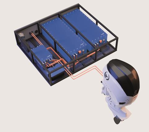 Vision Marine has developed a scalable HV battery system where modules can be linked together to create the voltage and kWh a boatbuilder requires