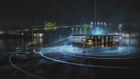 Evoy, the Norwegian manufacturer of highpower outboards, is now working closely with autonomy experts Zeabus to combine electric propulsion with pilotage AI. Evoy sees a future where its engine have a commercial role within semi-automated ports