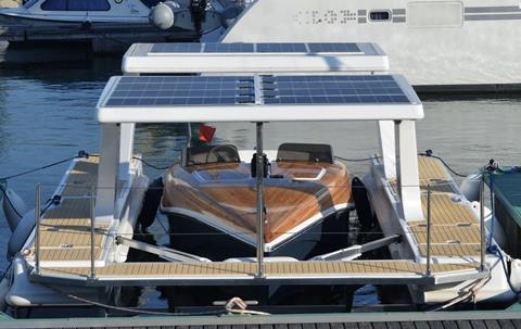 The heart of the system is the design of the reflectors, which fold out to each side of the panel. This also makes the panel easier to transport by offering more protection and could be used on the deck of a yacht