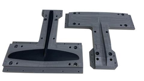 Carbo hydrofoil mould produced from Massivit 3D printer