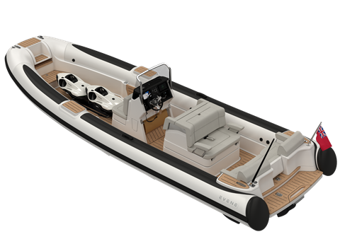 Versatility is key to the ‘Destined for Discovery’ mantra. The modular deck is easily reconfigured for various equipment, seen here with either a pair of Seabob water sleds, or a pair of mountain bikes.