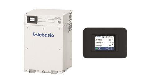 Webasto's new BlueCool VX series benefits from an integrated MyTouch display with multi-language support