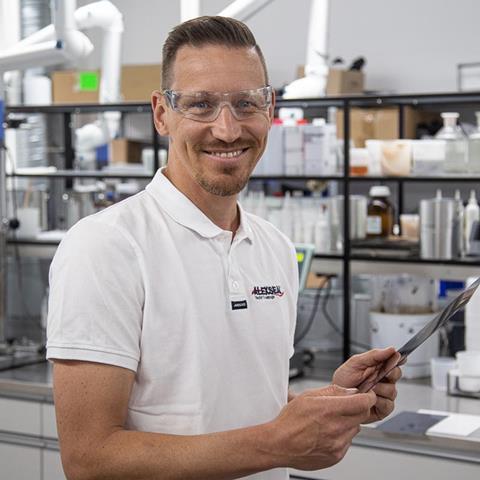 Alexseal's Laboratory Manager, Jens Buning