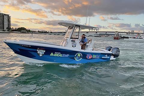 Yamaha biofuel boat