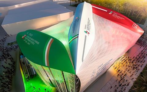 Italian Pavilion at Dubai Expo