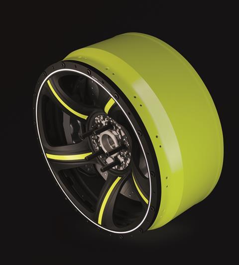 The new Sonic 1 In Wheel Motor (IWM) is said to deliver a continuous output of 272hp by direct drive. This type of compact EV design lends itself well to adapting into a marine powerhead