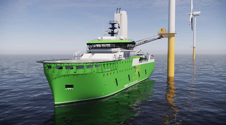 The energy park could be used as a refuelling station for voyaging electric yachts