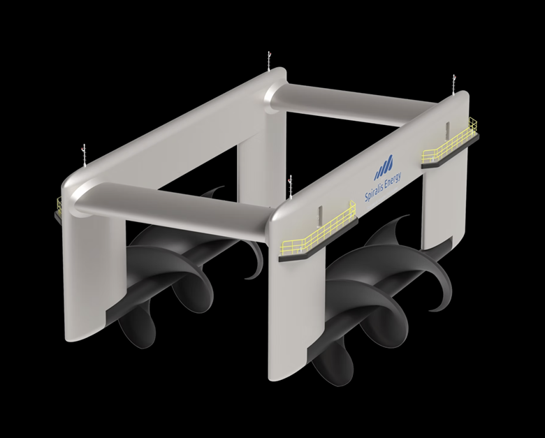 Spiralis tide turbine